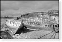 HDR Cimetiere a bateaux B&W scheepskerkhof scheepswrakken scheepswrak urbex quelmer rance bretagne frankrijk kerkhof schip schepen boot boten graffiti strand zwart wit foto